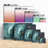 Halloween Haunted House - High-Quality Canvas Print | Custom Photo Canvas Print, Also Custom Canvas Prints with Your Photos